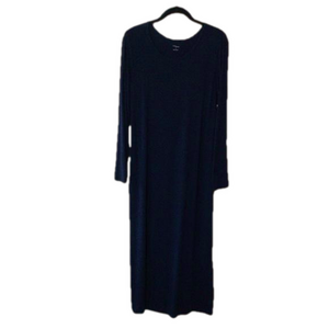 Daily Ritual Long Dark Blue Dress Long Sleeves M